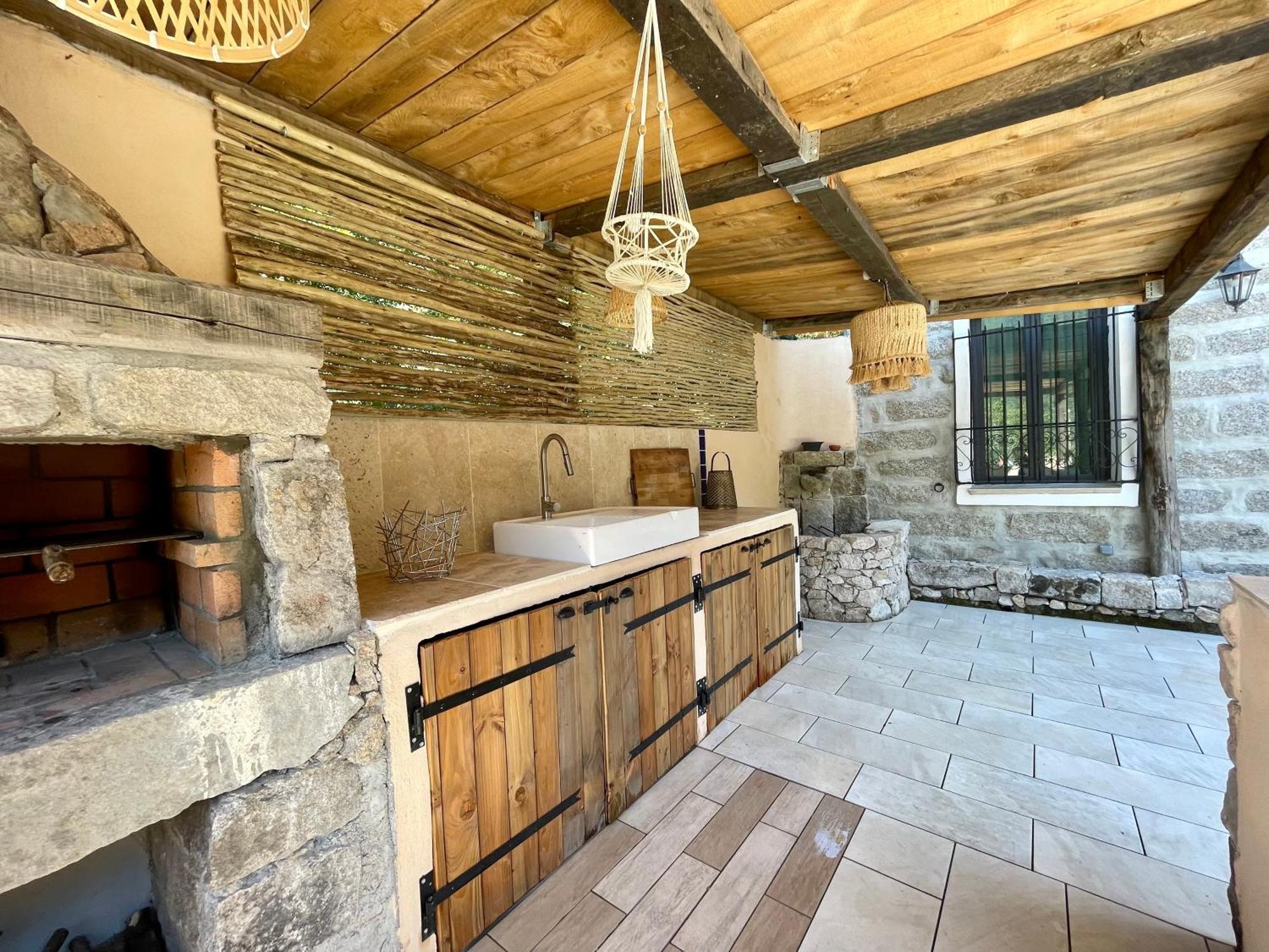 Casa Arena Authentique Maison De Village Avec Piscine Au Coeur De L'Alta Rocca - Zoza Zewnętrze zdjęcie