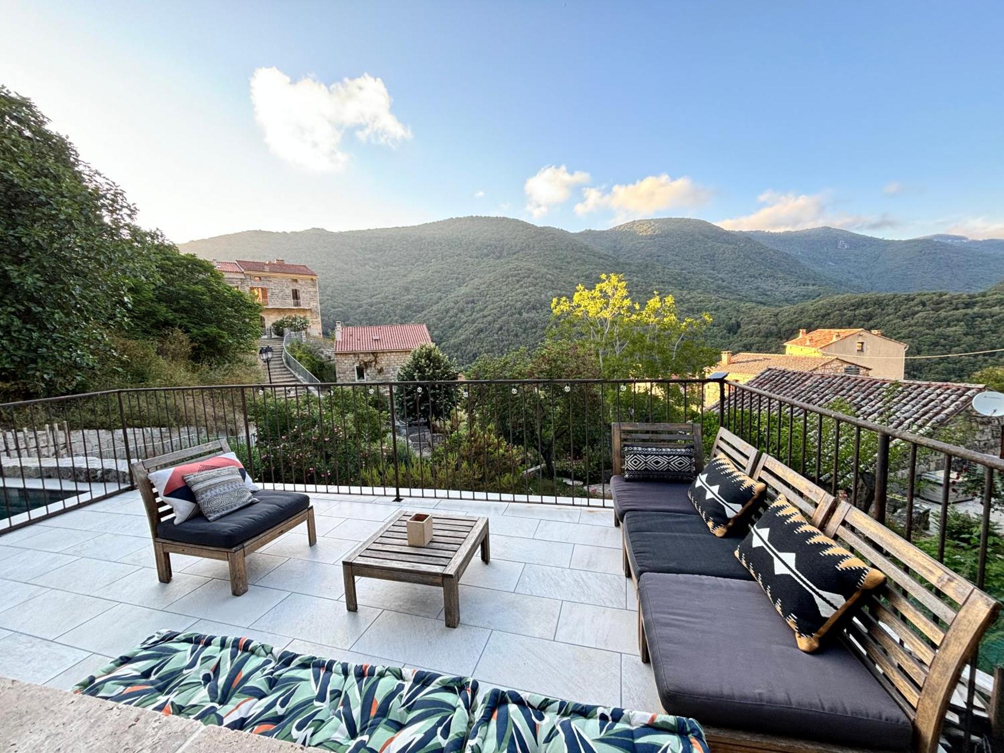 Casa Arena Authentique Maison De Village Avec Piscine Au Coeur De L'Alta Rocca - Zoza Zewnętrze zdjęcie